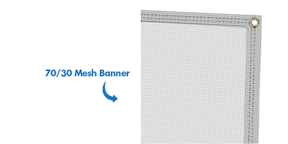 9oz Premium Mesh Vinyl Banner