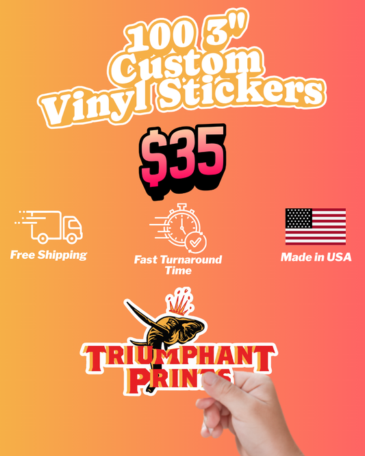 3in Glossy or Matte Stickers *Special*