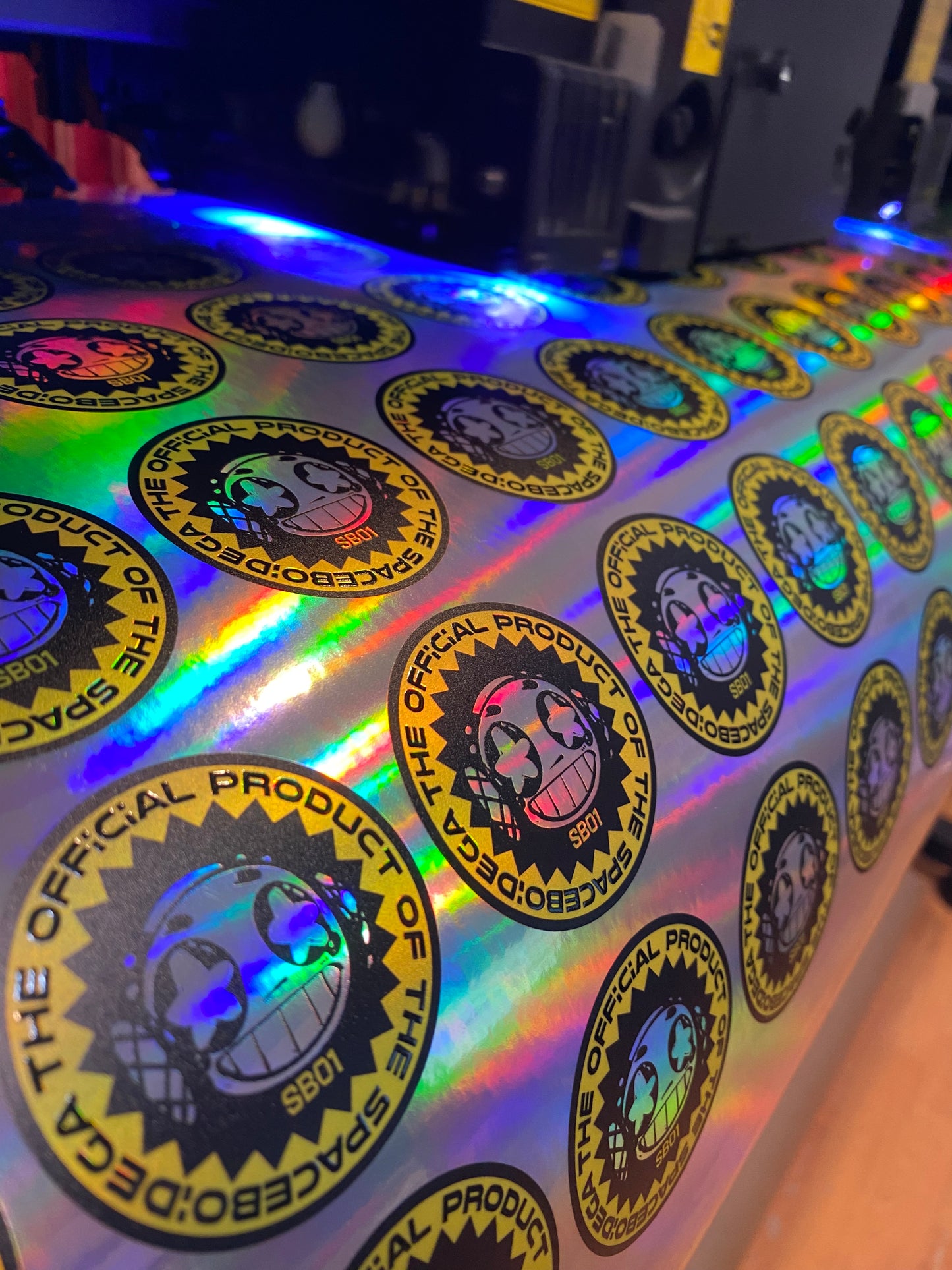 Holographic Stickers